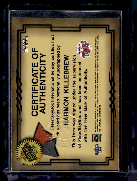 1999 Fleer Sports Illustrated Greats of the Game - Autographs - Harmon Killebrew