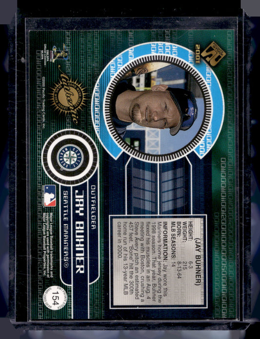 2001 Pacific Private Stock - Game-Used Gear - Jay Buhner #154