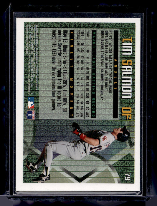 1995 Topps Finest - Refractor - Tim Salmon #79