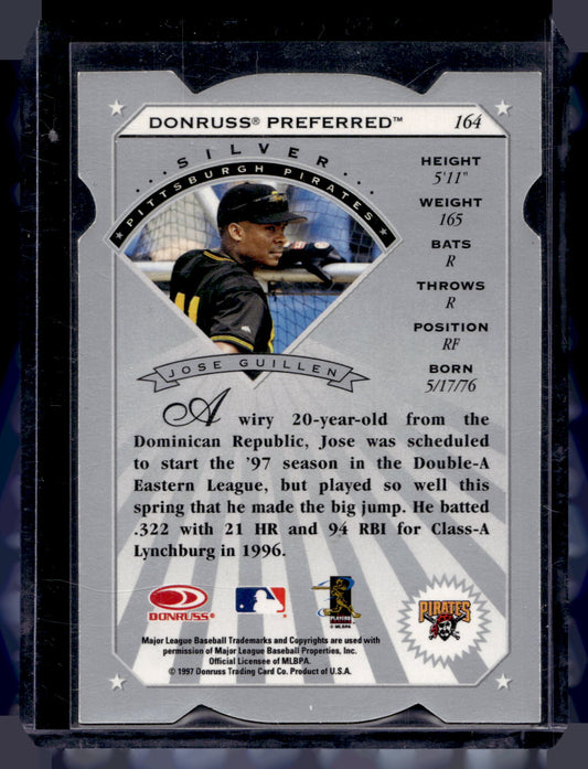 1997 Donruss Preferred - Cut to the Chase Silver - Jose Guillen #164