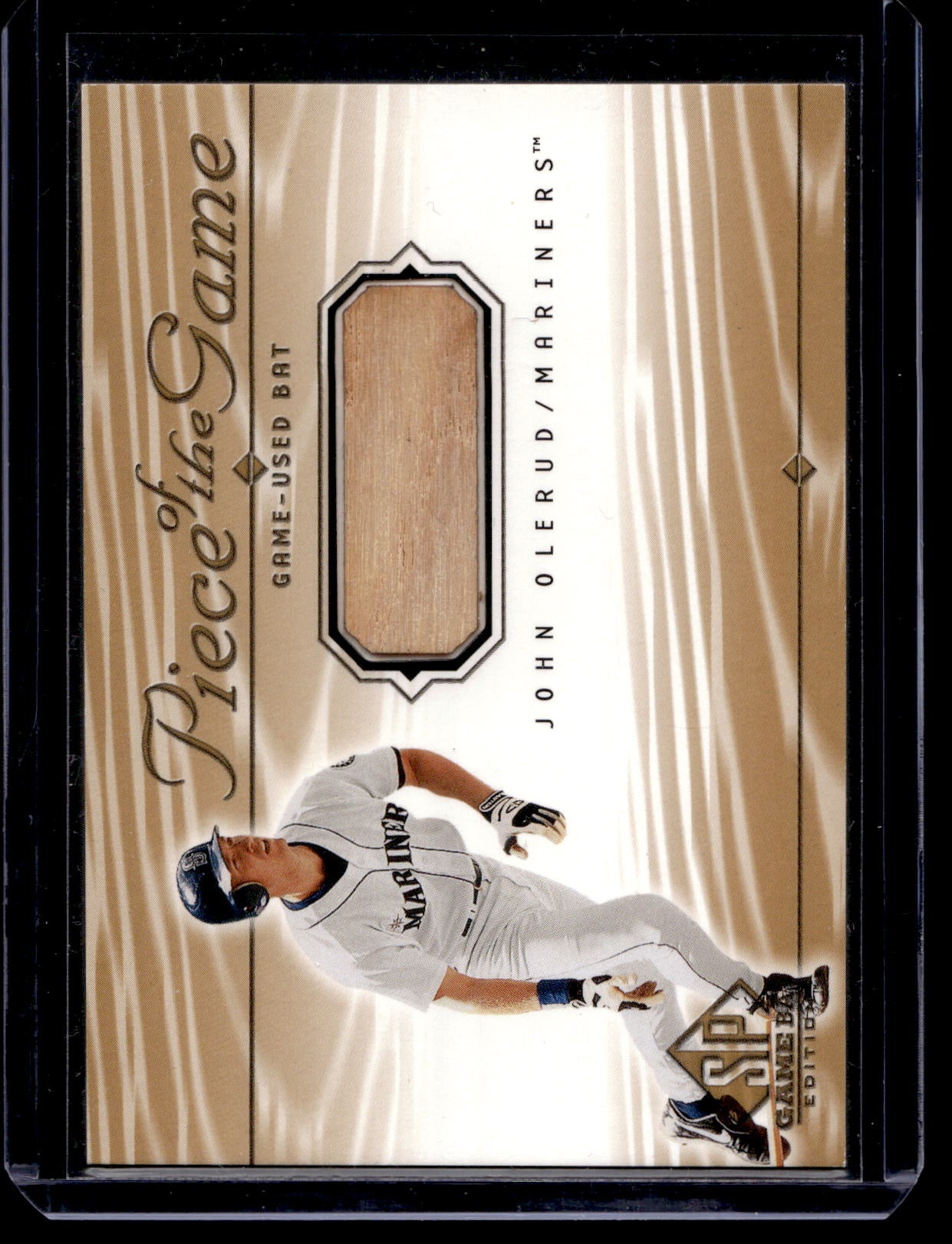 2001 SP Game Bat Edition - Piece of the Game - John Olerud #JO