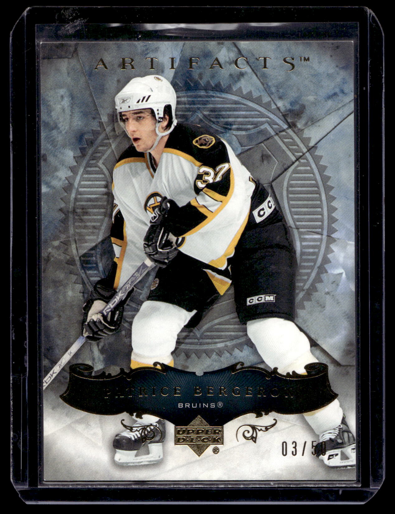 2006-07 Upper Deck Artifacts - Gold - Patrice Bergeron #92 /50