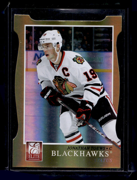 2011-12 Panini Elite - Status Gold Die-Cut - Jonathan Toews #114 /99