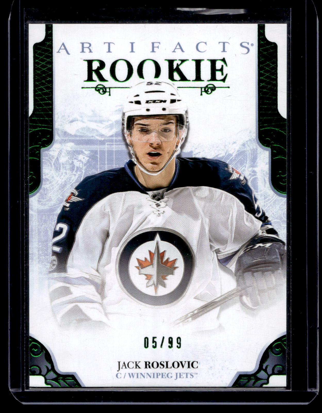 2017-18 Upper Deck Artifacts - Emerald - Rookies - Jack Roslovic #178 /99 RY