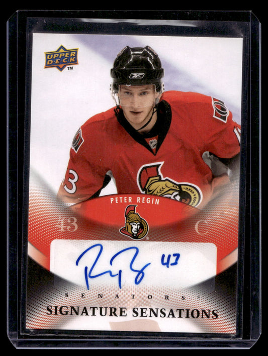 2010-11 Upper Deck - Signature Sensations - Peter Regin #SS-PR
