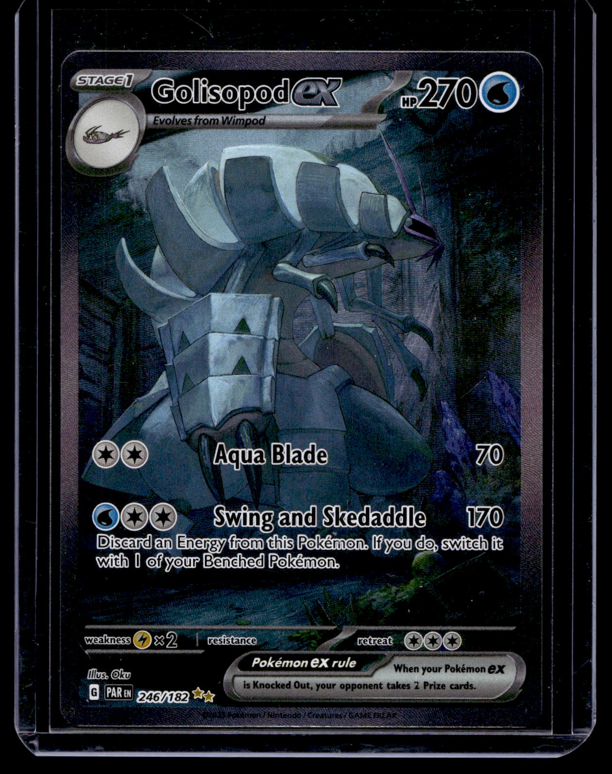 2023 Pokemon Scarlet & Violet - Paradox Rift - Special Illustration Rare - Golisopod #246
