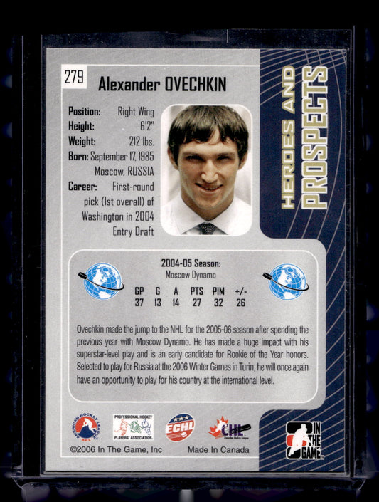2005-06 In the Game Heroes and Prospects - Alex Ovechkin #279 RY