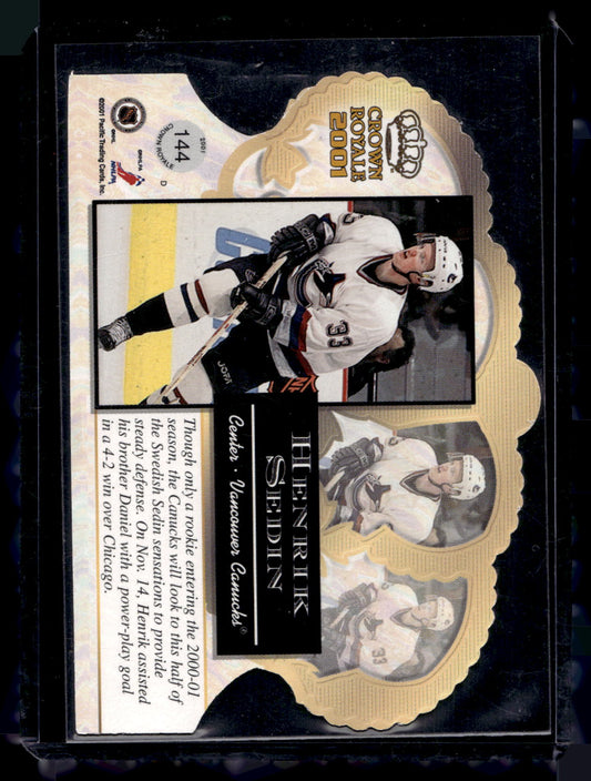 2000-01 Pacific Crown Royale - Henrik Sedin #144 /400