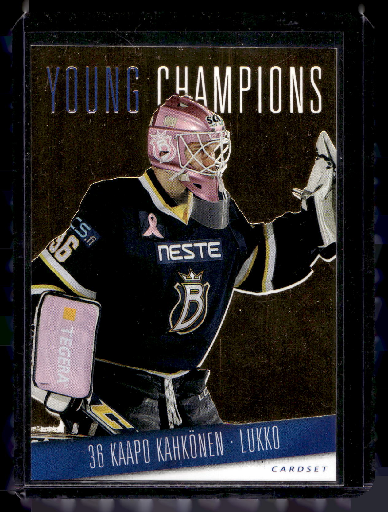2016-17 Cardset - Young Champions - Kaapo Kahkonen #YC1 /999