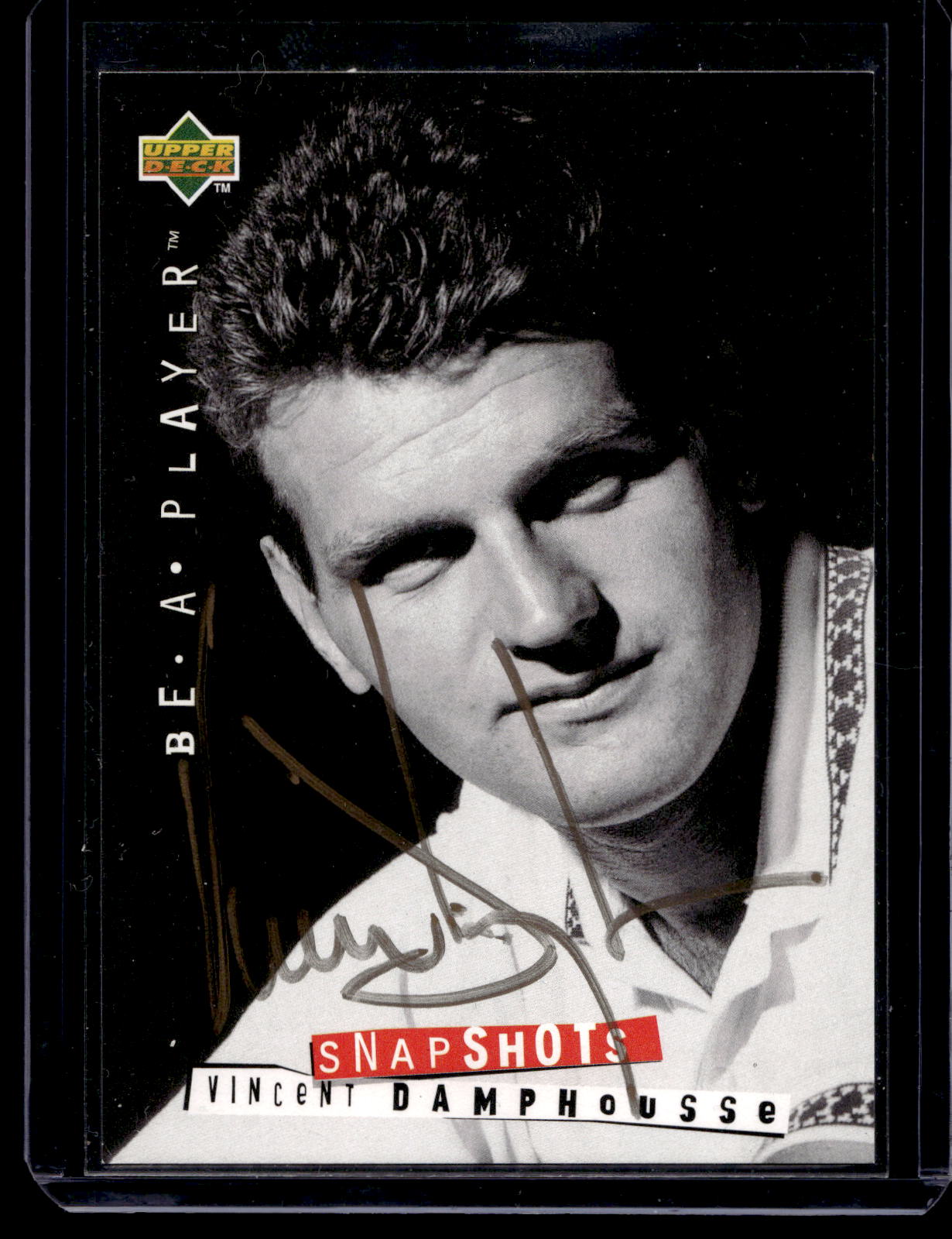 1994-95 Upper Deck Be a Player - Signatures - Snapshots - Vincent Damphousse #120