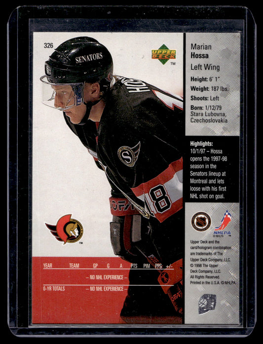 1997-98 Upper Deck - Marian Hossa #326 RC