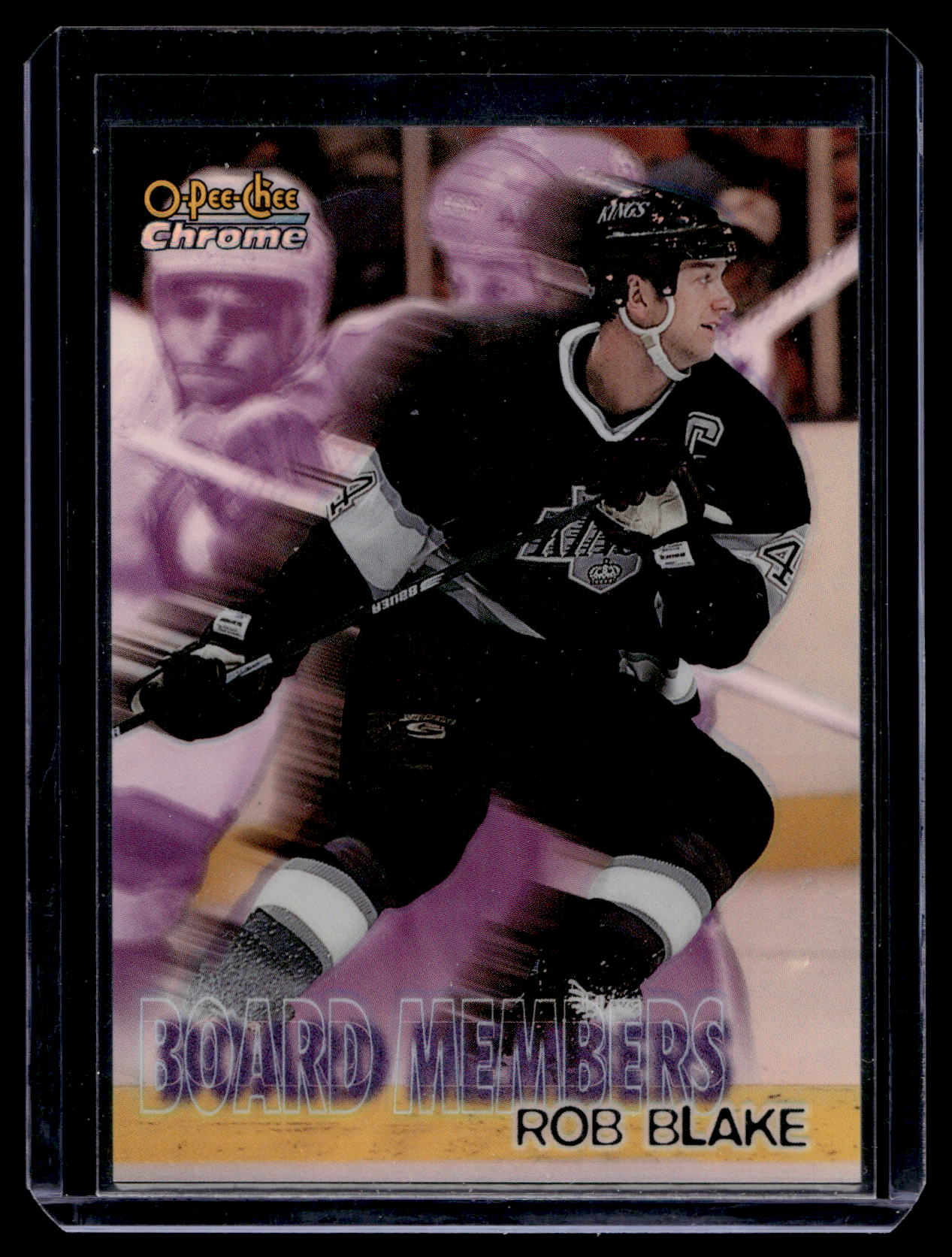 1998-99 O-Pee-Chee Chrome - Board Members - Refractor - Rob Blake #B11