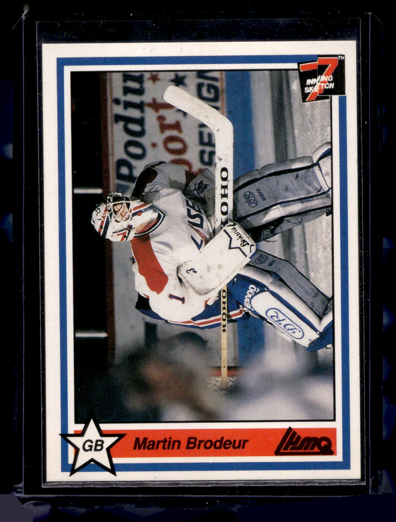 1990-91 7th Inning Sketch LHJMQ - Martin Brodeur #222 RY