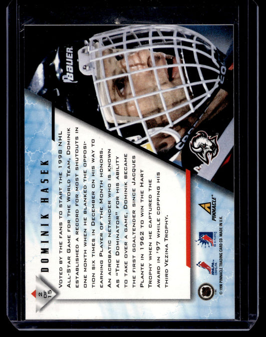 1997-98 Pinnacle Be A Player - Stacking the Pads - Dominik Hasek #2