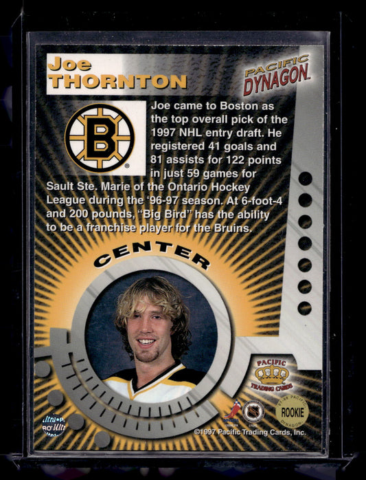 1997-98 Pacific Dynagon - Red - Joe Thornton #Rookie