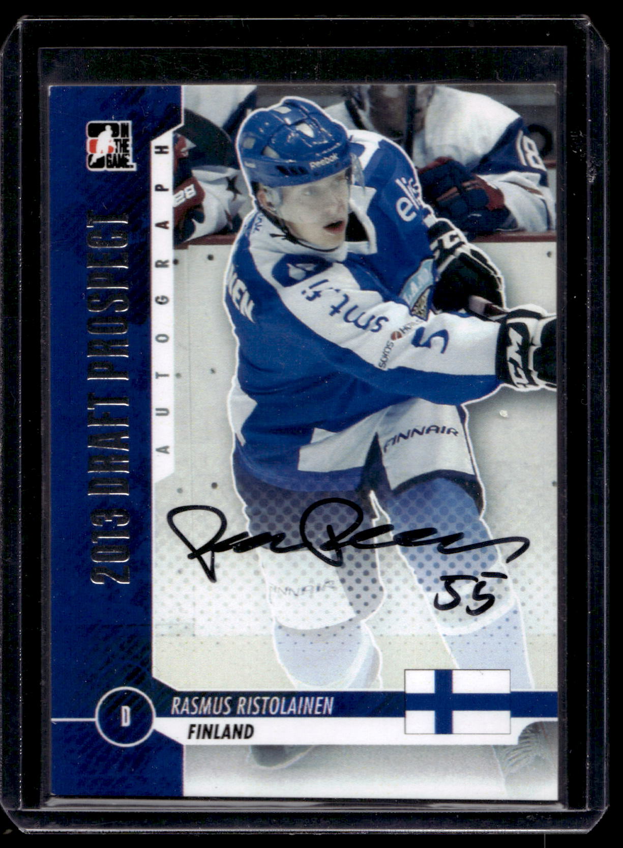 2013 In the Game Draft Prospects - Autographs - Silver - Rasmus Ristolainen #A-RR2 RY