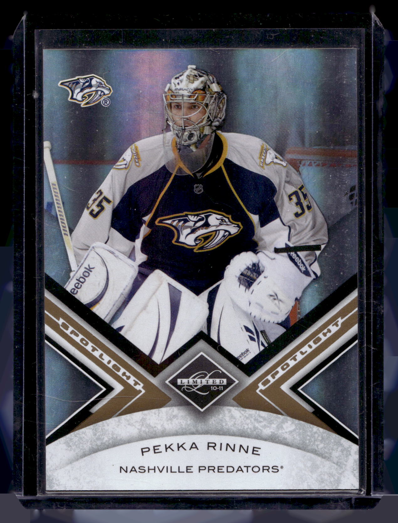 2010-11 Panini Limited - Gold Spotlight - Pekka Rinne #74 /10