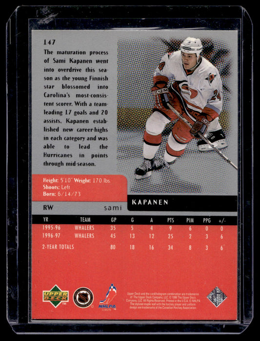 1997-98 Upper Deck Black Diamond - Quad Diamond - Sami Kapanen #147 PR50