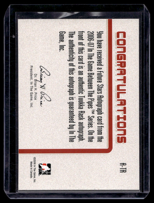 2006-07 In the Game Between the Pipes - Autographs - Tuukka Rask #A-TR PRC