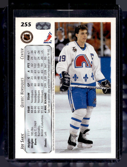 2019-20 Upper Deck 30th Anniversary Buyback 1992-93 - Joe Sakic #255 1of1