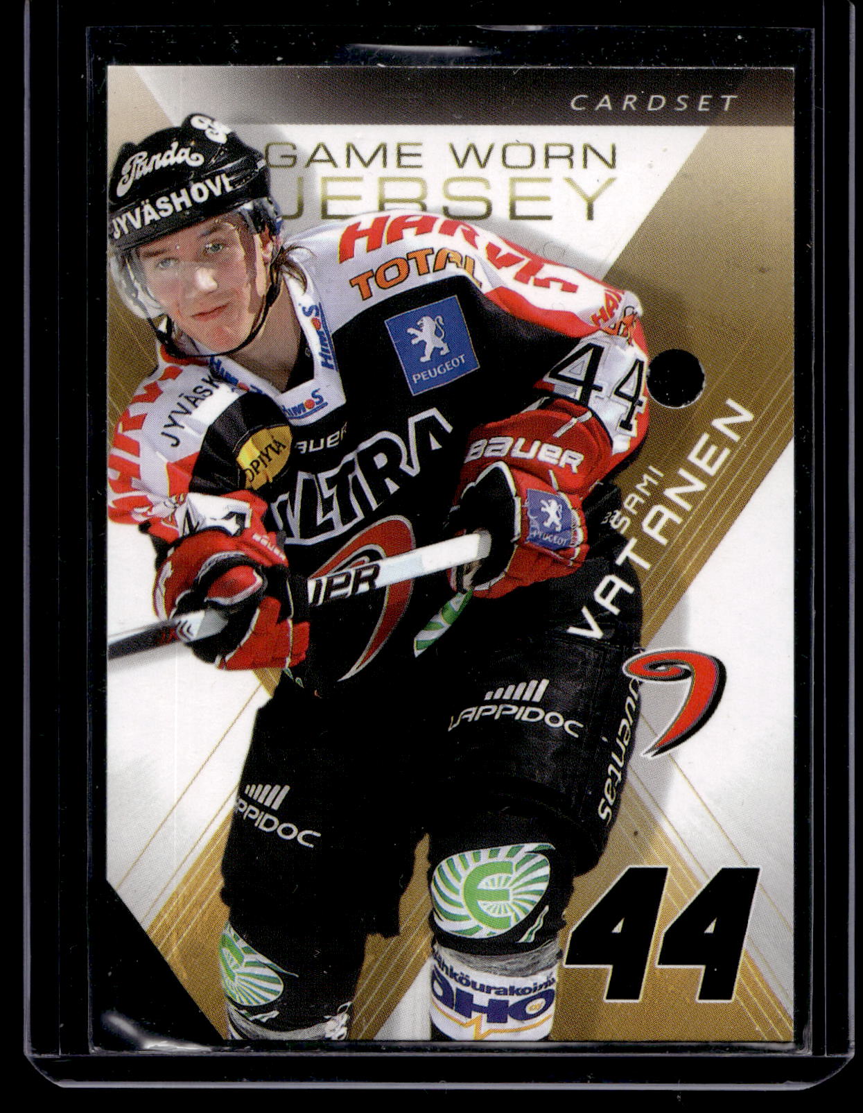 2010-11 Cardset Game Worn Jersey Sami Vatanen /128