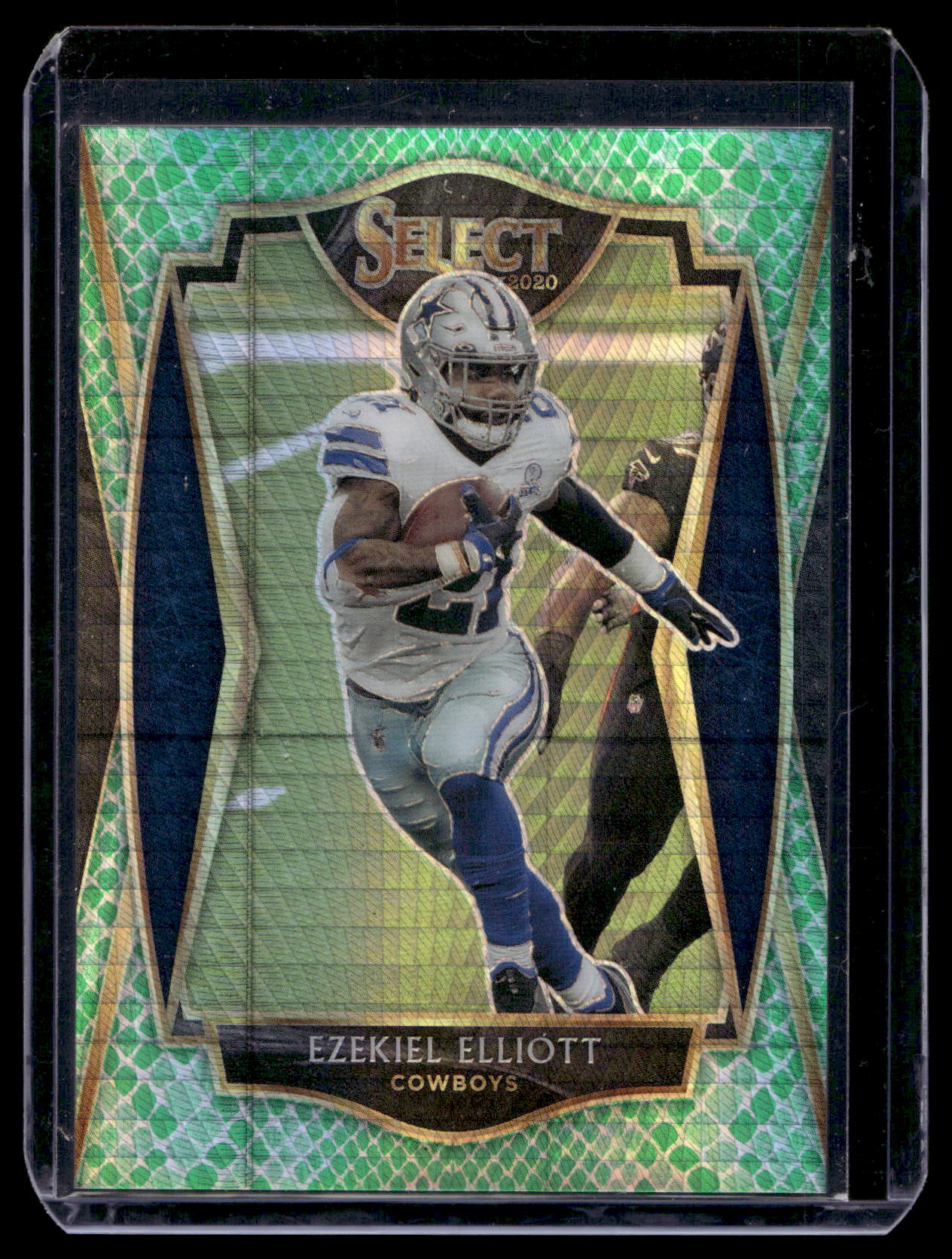 2020 Panini Select - Dragon Scale Prizm - Premier Level - Ezekiel Elliott #109 /67