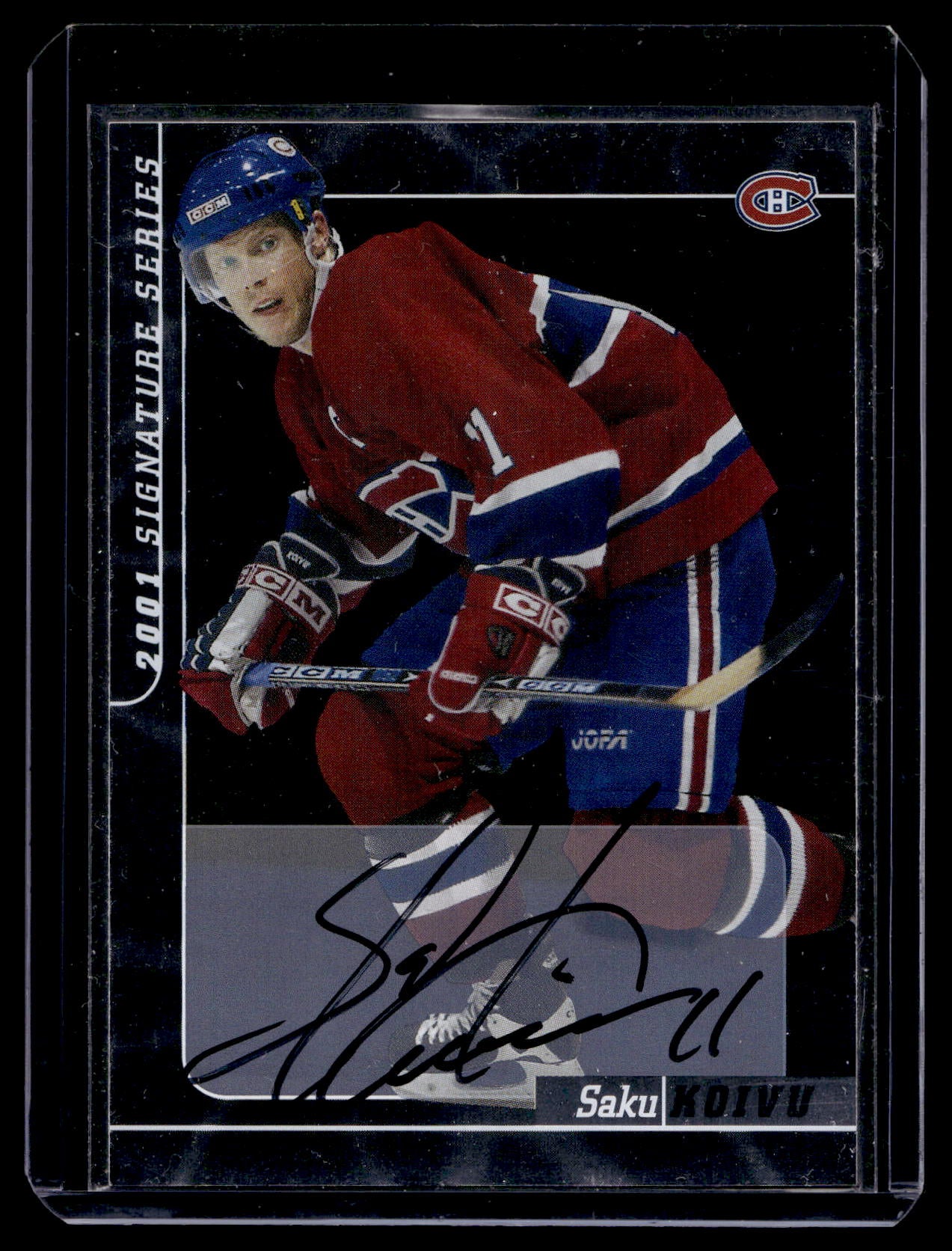 2000-01 In the Game Be A Player Signature Series - Autographs - Saku Koivu #163