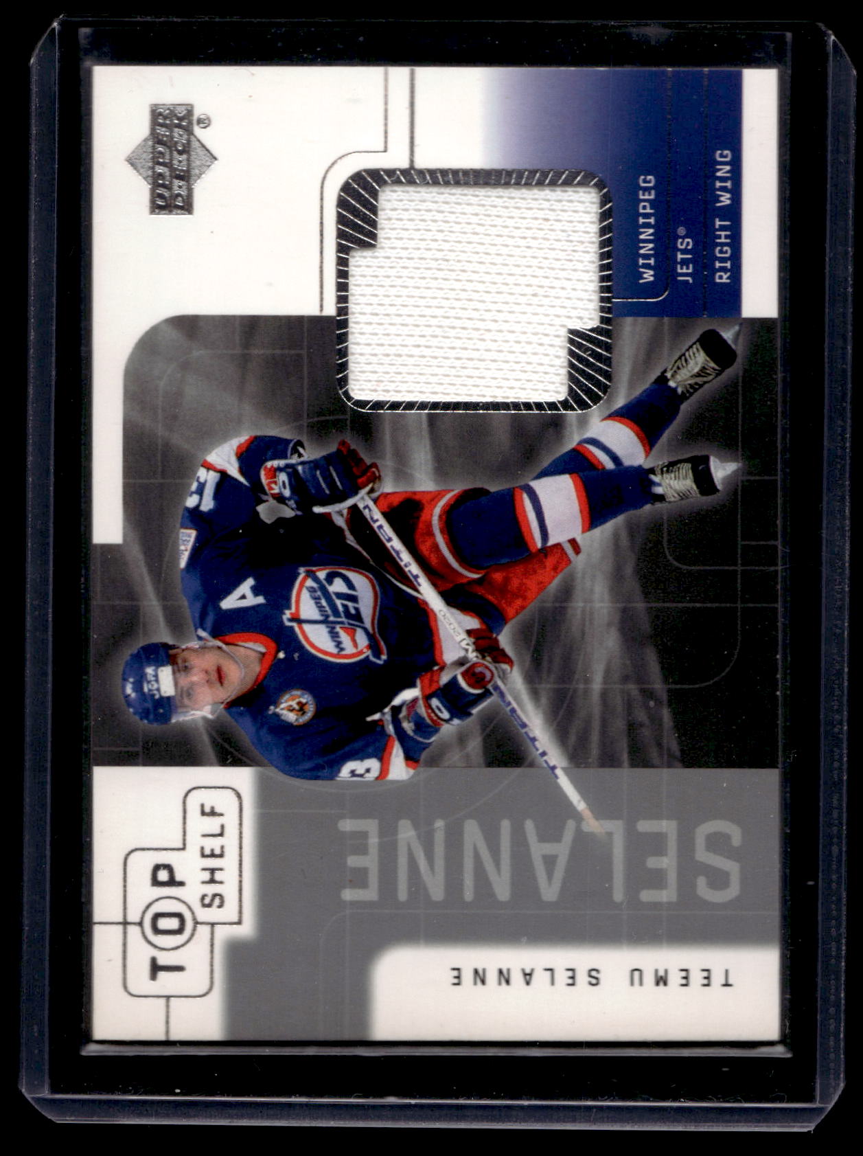 2001-02 Upper Deck Top Shelf - Game-Used Jerseys - Teemu Selanne #TS