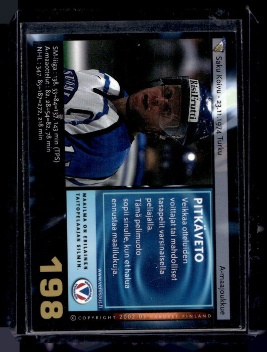 2002-03 Cardset - Promo - Saku Koivu #198
