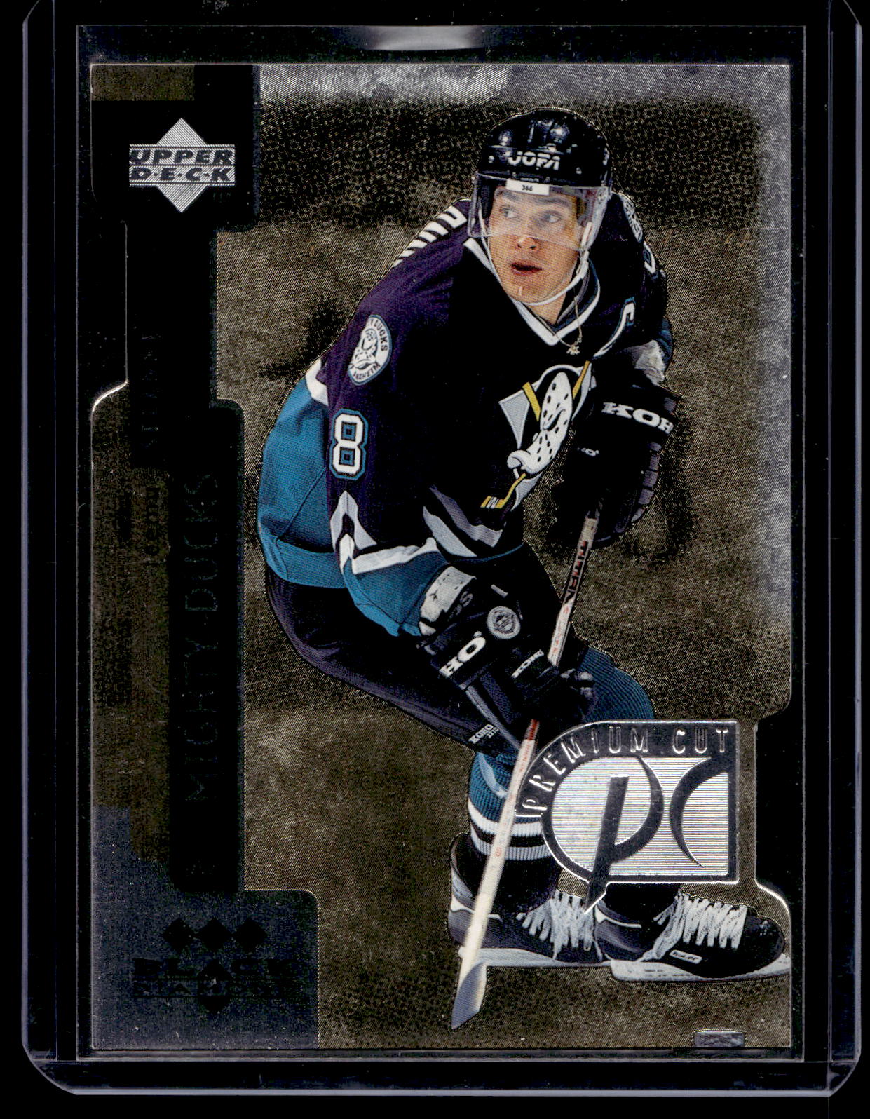 1997-98 Upper Deck Black Diamond - Premium Cut - Triple Diamond - Teemu Selanne #PC15
