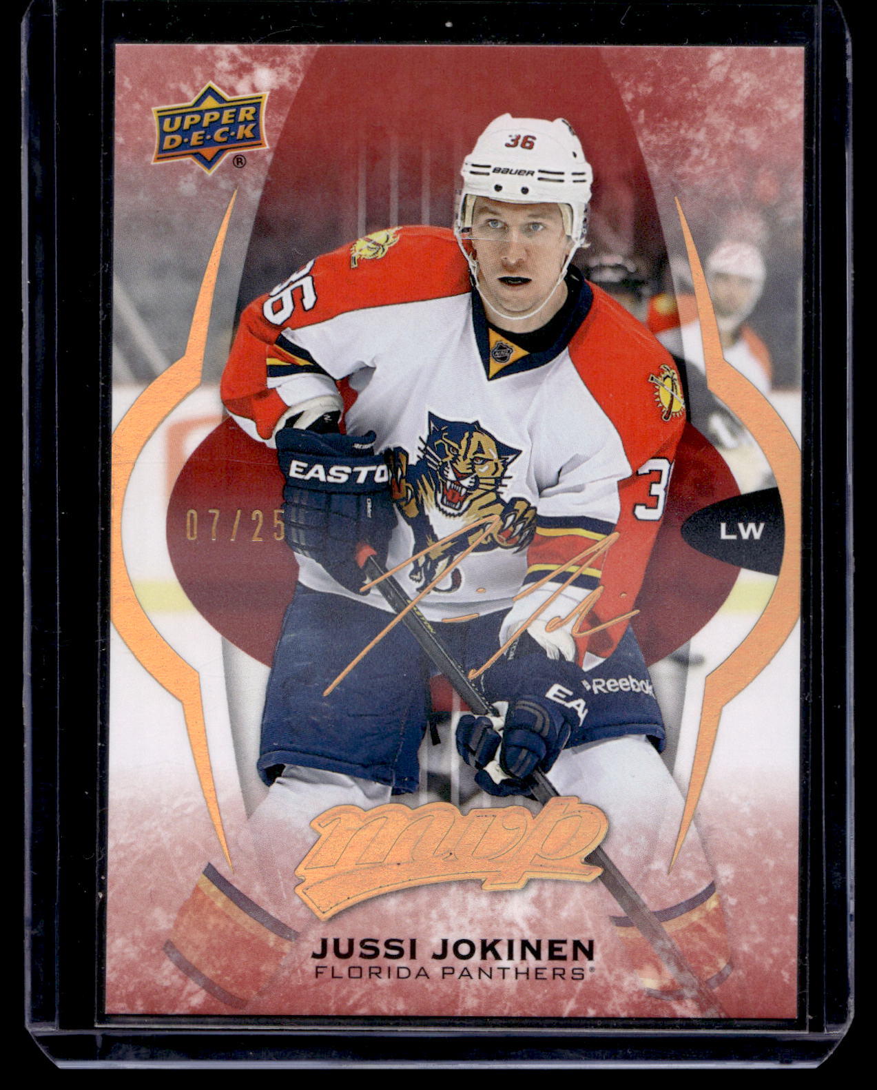 2016-17 Upper Deck MVP - Super Script - Jussi Jokinen #7 /25
