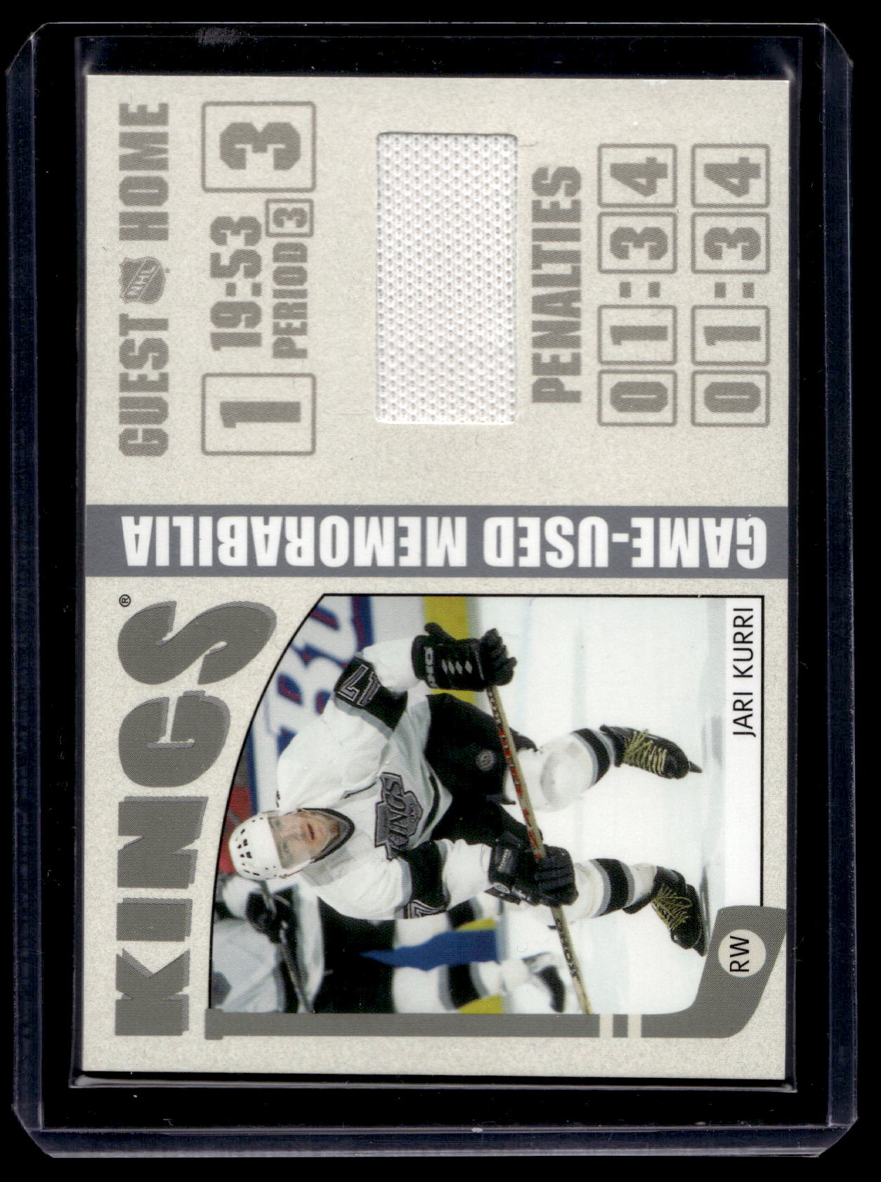 2004-05 In the Game Franchises US West Edition - Game-Used Memorabilia - Silver - Jari Kurri #WSM-13 /70