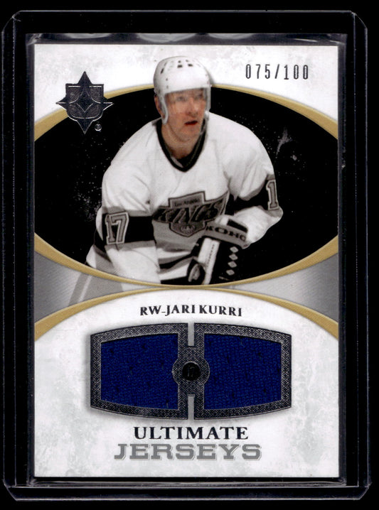 2010-11 Upper Deck Ultimate Collection - Ultimate Jerseys - Jari Kurri #UJ-JK /100