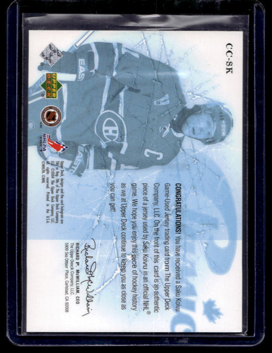 2004-05 Upper Deck - Heritage Classic - Saku Koivu #CC-SK