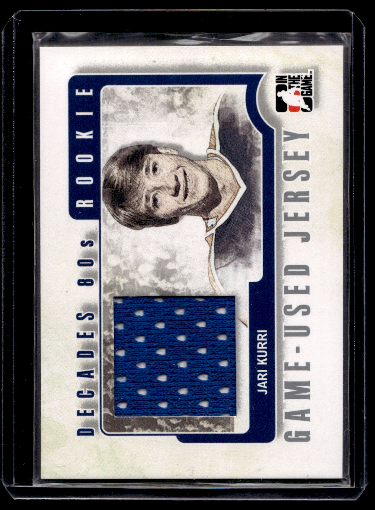 2010-11 In the Game Decades 1980s - Rookie Game-Used Jersey - Silver - Jari Kurri #RJ-04
