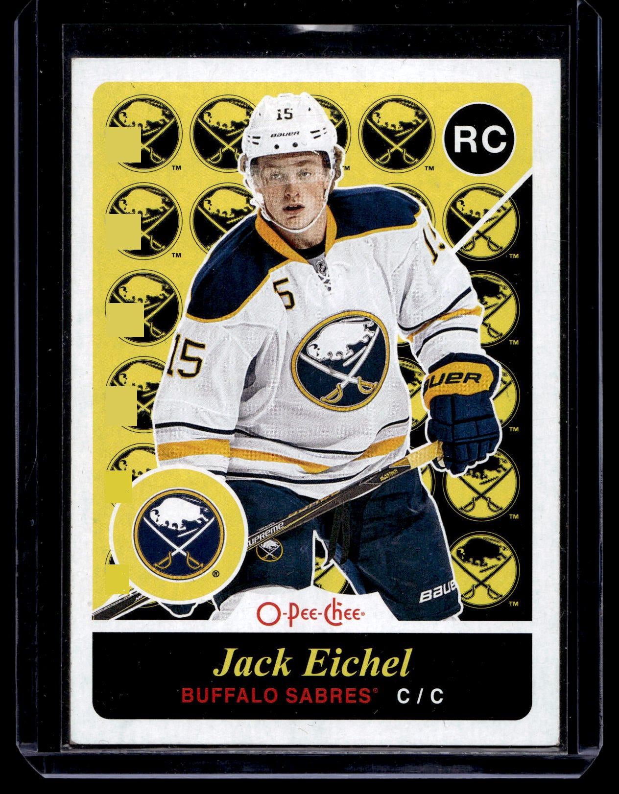 2015-16 Upper Deck - O-Pee-Chee Update - Retro Blank Back - Jack Eichel #U50 RY