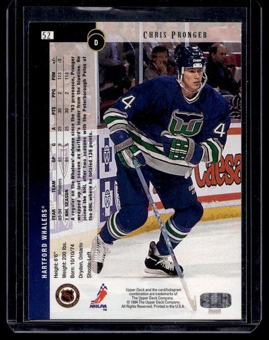 2019-20 Upper Deck 30th Anniversary Buyback 1994-95 - Chris Pronger #52 1of1