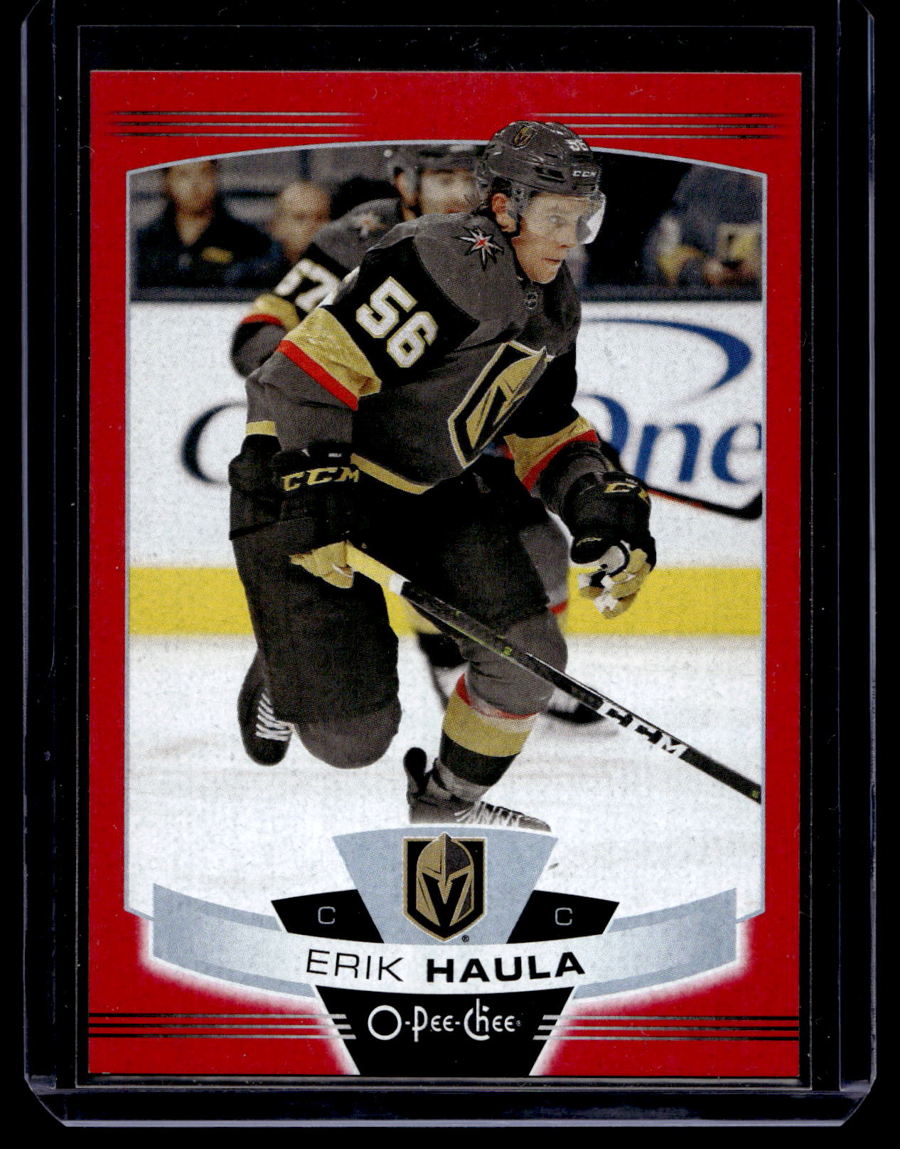 2019-20 O-Pee-Chee - Wrapper Redemption Red Blank Back - Erik Haula #30