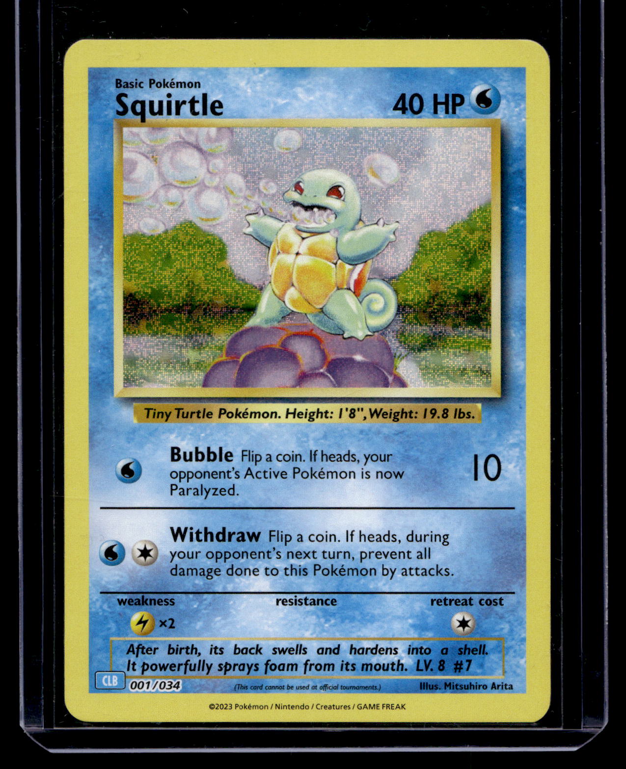 2023 Pokemon TCG Classic - Blastoise Deck (CLB) - Holo - Squirtle #001