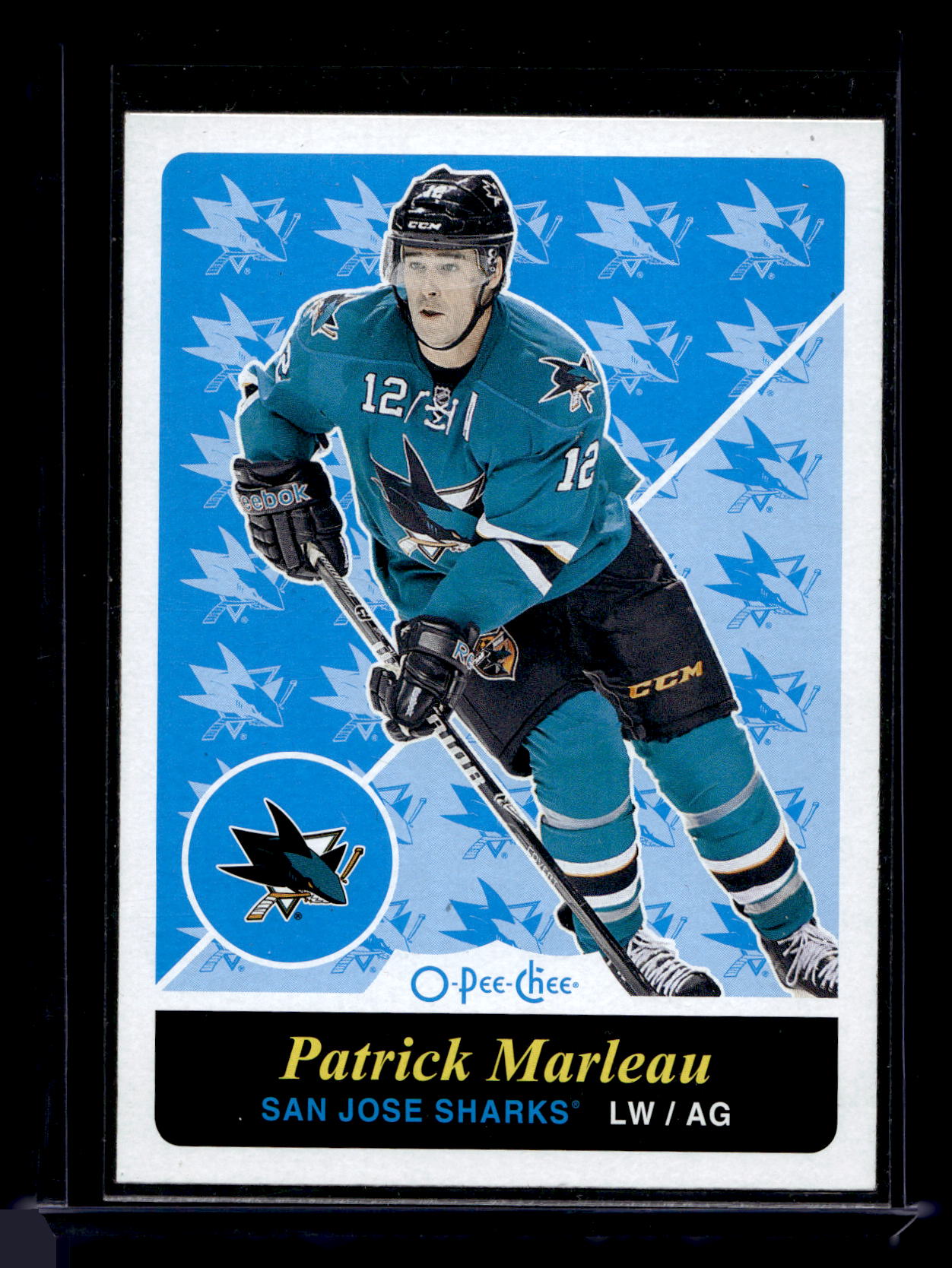 2015-16 O-Pee-Chee - Retro Blank Backs - Patrick Marleau #491