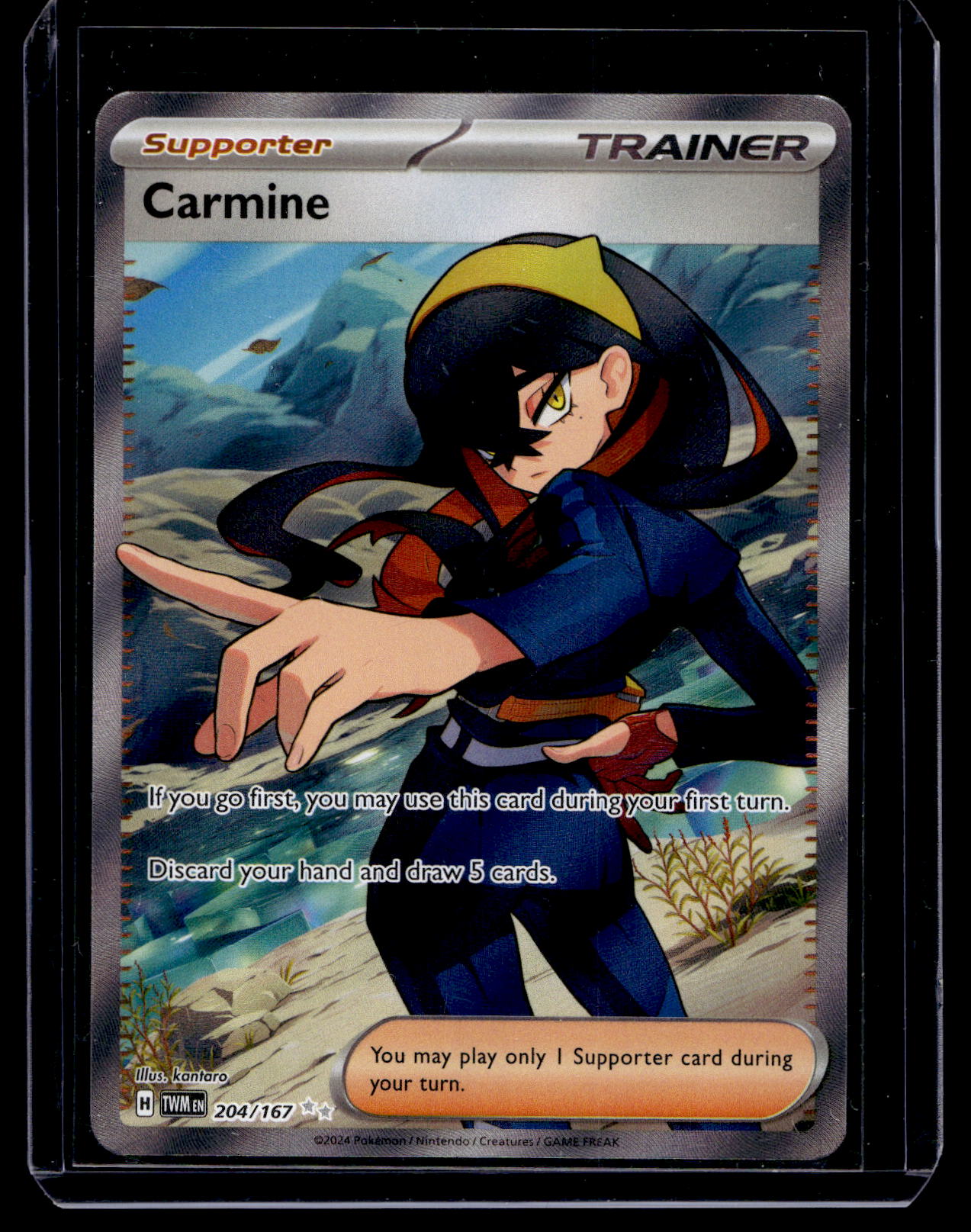 2024 Pokemon - Scarlet & Violet -Twilight Masquerade - Ultra Rare - Carmine #204