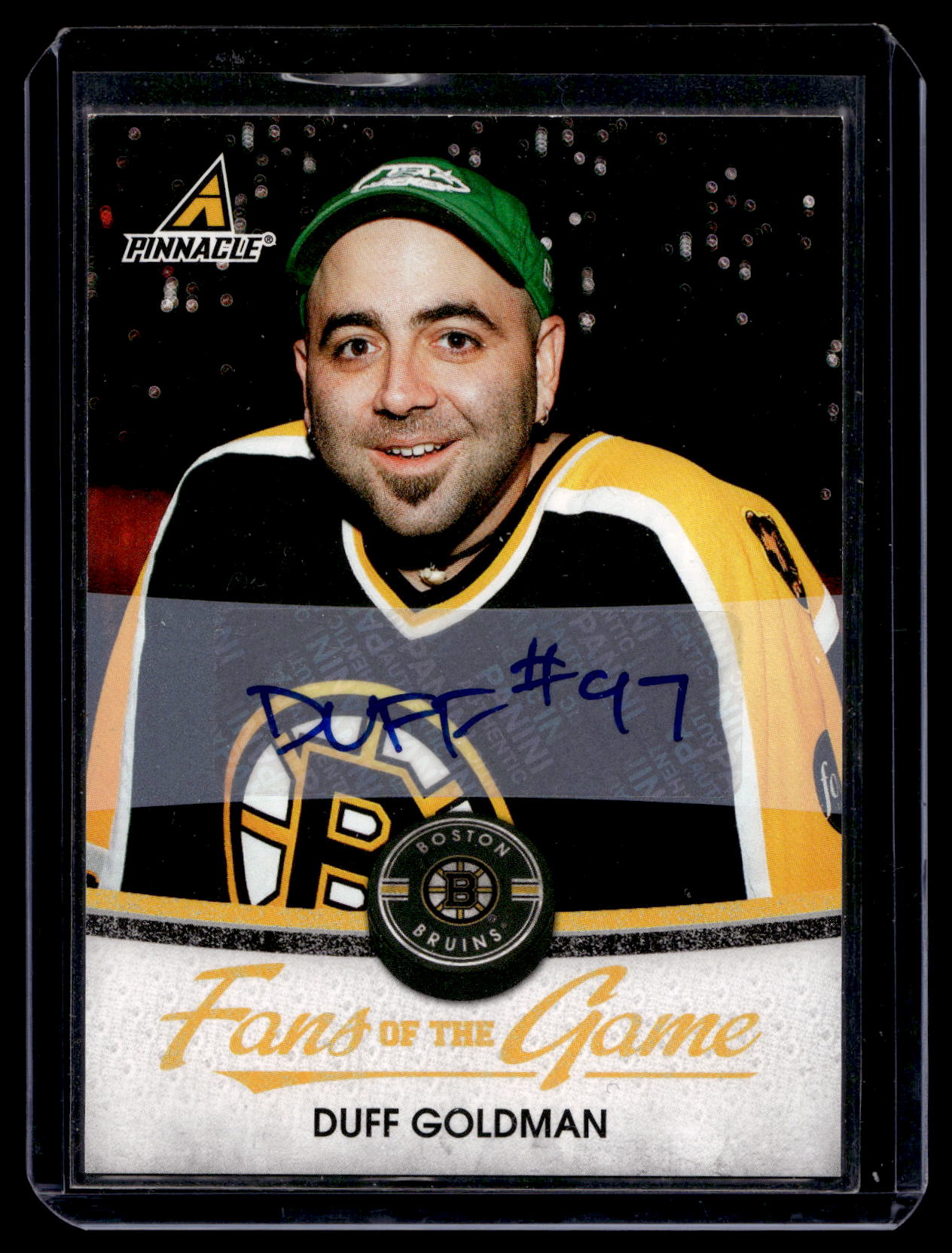 2010-11 Panini Pinnacle - Fans of the Game - Autographs - Duff Goldman #3