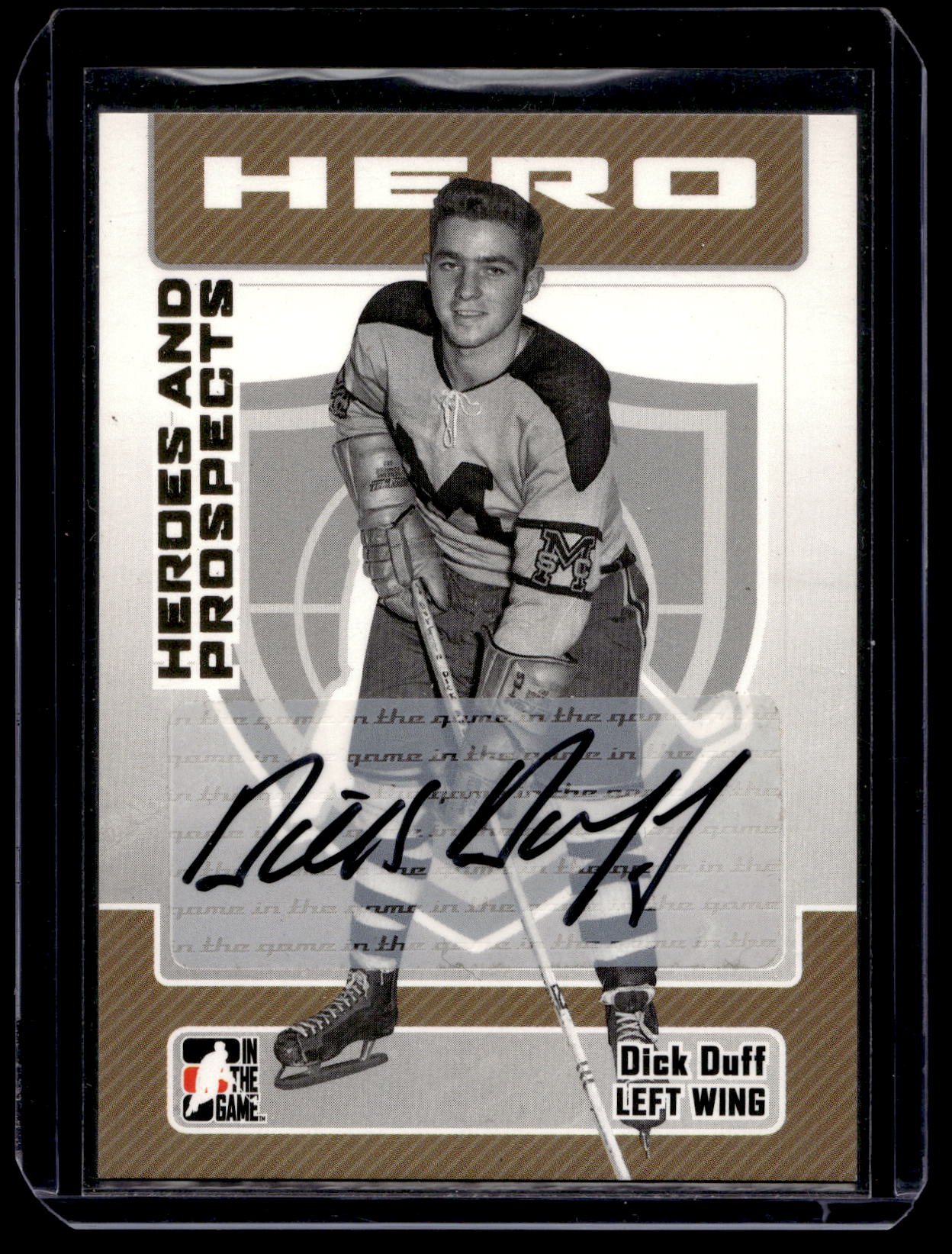 2006-07 In the Game Heroes and Prospects - Autographs - Dick Duff #A-DD