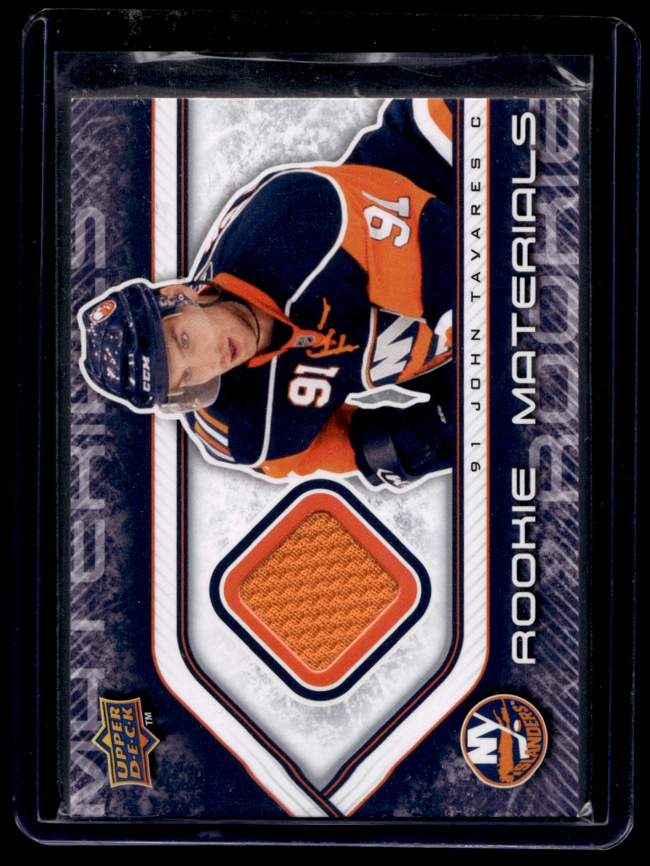 2009-10 Upper Deck - Rookie Materials - John Tavares #RM-JT RY