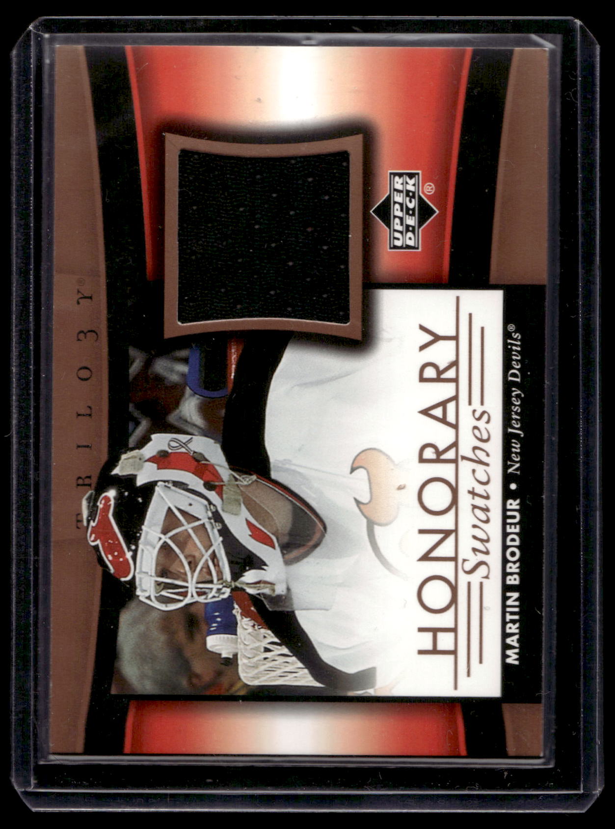 2005-06 Upper Deck Trilogy - Honorary Swatches - Martin Brodeur #HS-MB
