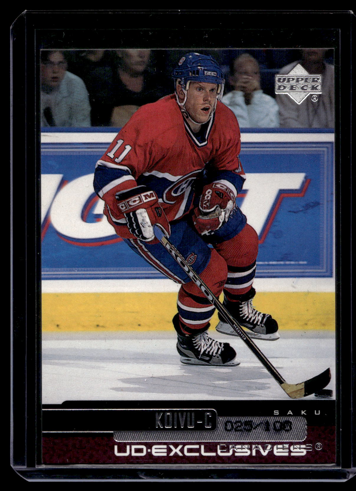 1999-00 Upper Deck - UD Exclusives - Saku Koivu #67 /100