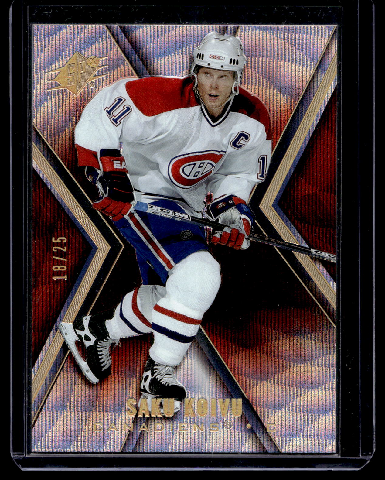 2005-06 Upper Deck SPx - Spectrum - Saku Koivu #43 /25