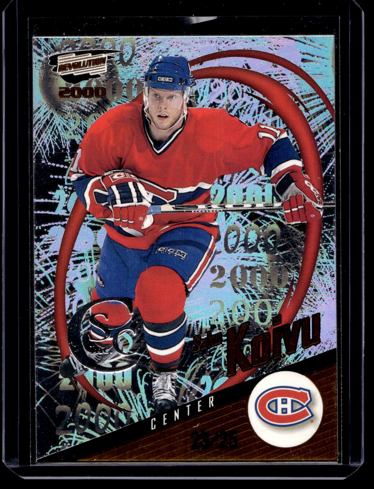 1999-00 Pacific Revolution - Silver CSC - Saku Koivu #75 /25