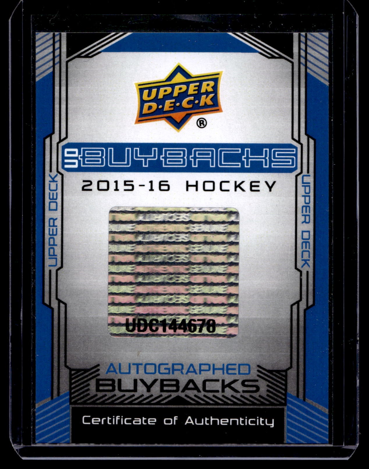 2015-16 Upper Deck Buybacks Autographs '13-14 Mikael Granlund Young Guns #474 Jersey numbered 64/64