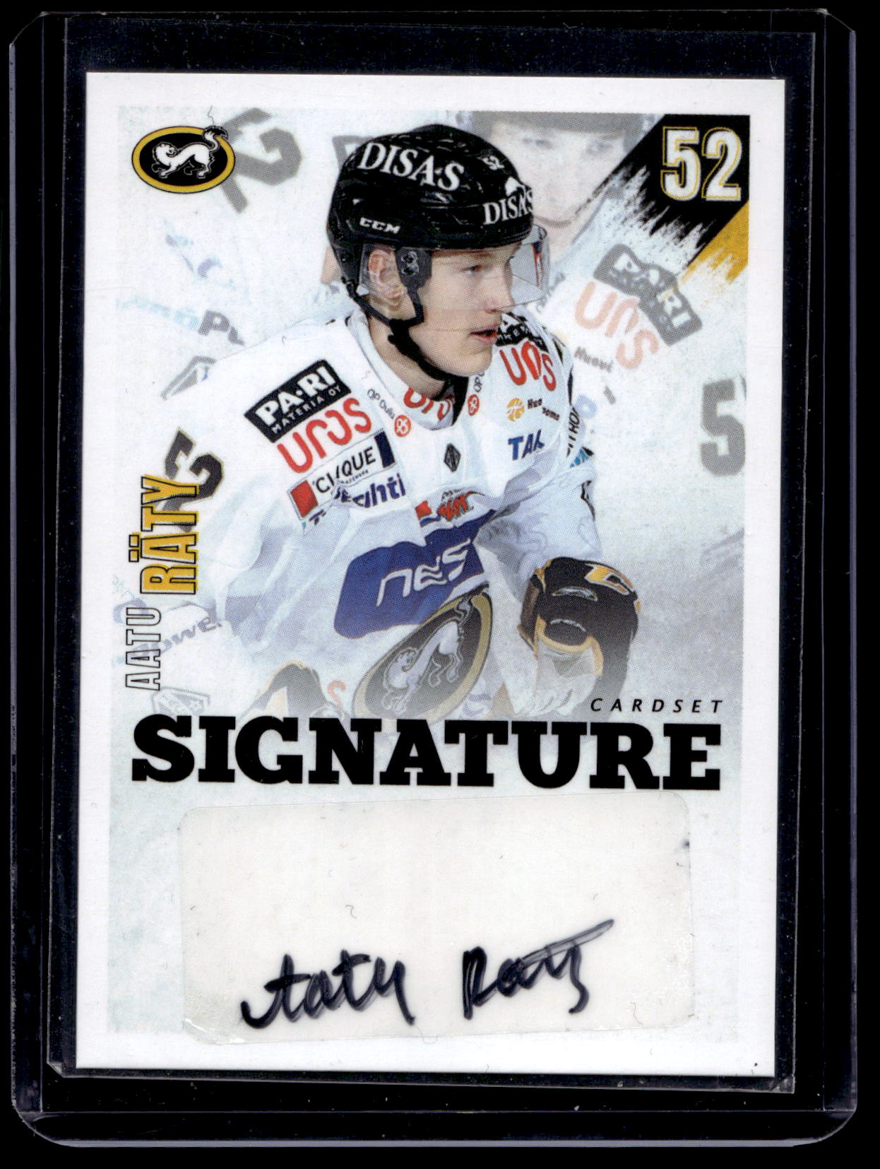 2020-21 Cardset Signature - Aatu Raty /125